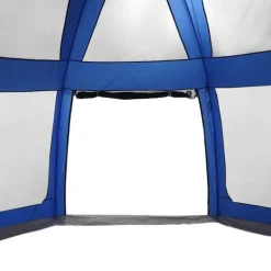 Pool- & Spatilbehør^Pooltelt med flue og netvægge - Vandtæt og transportabel | Farve: Azurblå | Størrelse: 510x510 cm