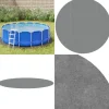 Outlet Poolunderlag Ø306 cm polyester-geotekstil lysegrå - Poolunderlag - Pooldug - Home & Living Pool- & Spatilbehør