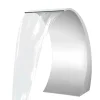Clearance Poolvandfald - Vandfaldsblad - Metal - Kaskadeffekt - Til Swimmingpool - Sølv Springvand & Damme