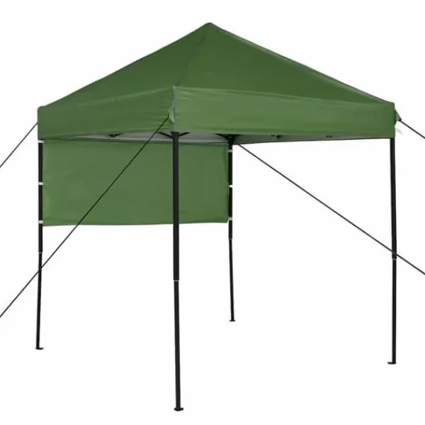 Telte & Lysthuse^Pop-up canopy telt - Udendørs festtelt | Farve: Grøn | Størrelse: 200 x 200 cm