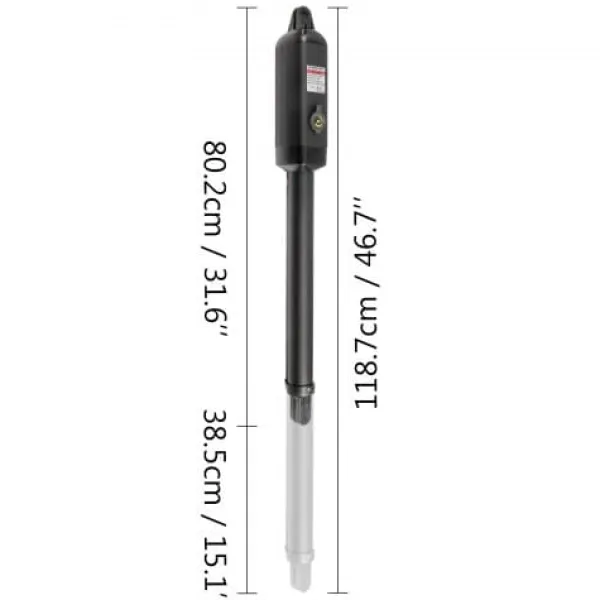 Sale Portåbner, Automatisk dobbelt sving, 38,5x45,7 cm, Stål Skure, Garager & Carports