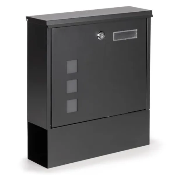 Viking Choice Postkasser & Brevindkast^Postkasse - med avisrulle - 30x10x33,5 cm - antracit