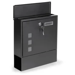 Viking Choice Postkasser & Brevindkast^Postkasse - med avisrulle - 30x10x33,5 cm - antracit