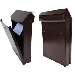 Postkasser & Brevindkast^POSTKASSE A-4P BRUN - SKL A4P 557