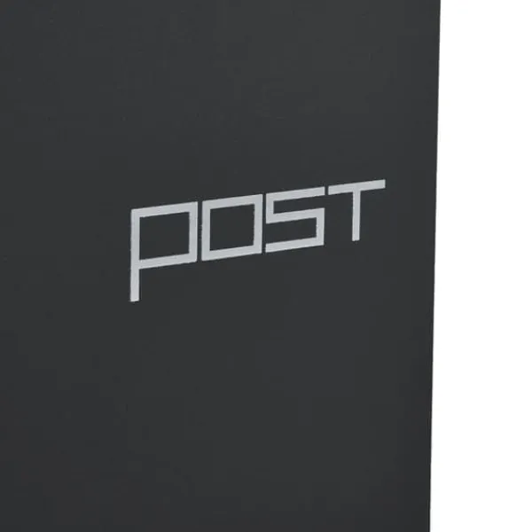 Best Postkasse med avisholder, 38x37x12 cm, metal Postkasser & Brevindkast