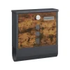 Postkasser & Brevindkast^Postkasse med avisrum - 30,5 x 9,5 x 33,3 cm
