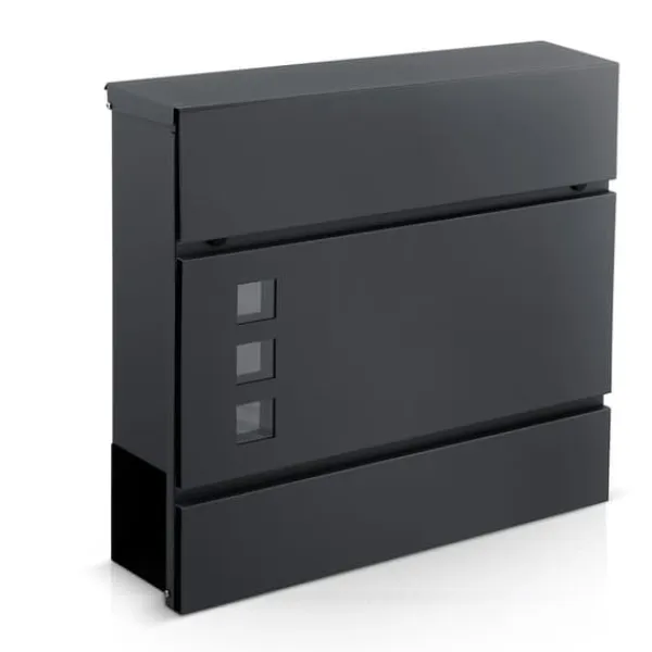 New Postkasse 37x37x10,5 cm antracit HM-863 Postkasser & Brevindkast