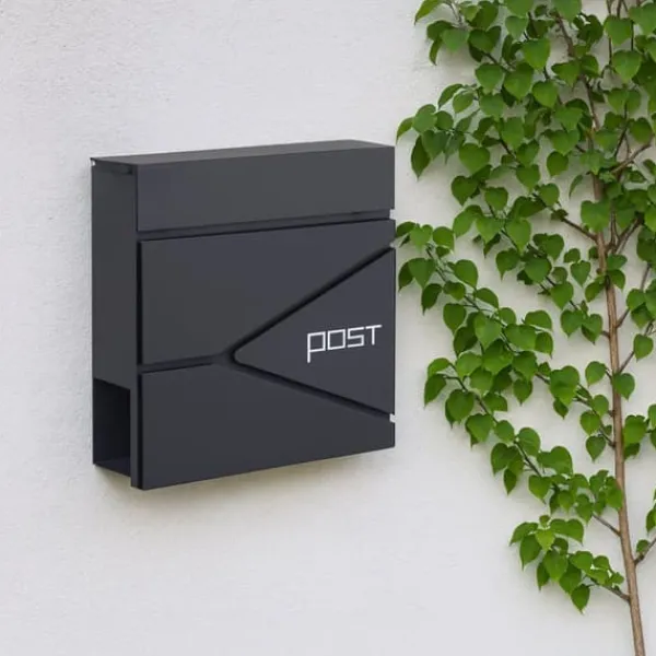 Postkasser & Brevindkast^Postkasse, 38x37x12 cm, Metal