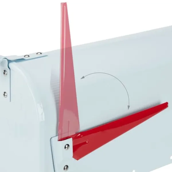 Postkasser & Brevindkast^Postkasse, 25x19x52.5 cm, Sølv