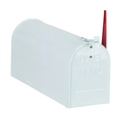 Postkasser & Brevindkast^Postkasse, 25x19x52.5 cm, Sølv