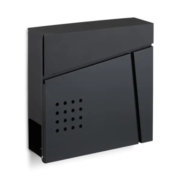 Postkasser & Brevindkast^Postkasse, 37x37x11 cm, Sort