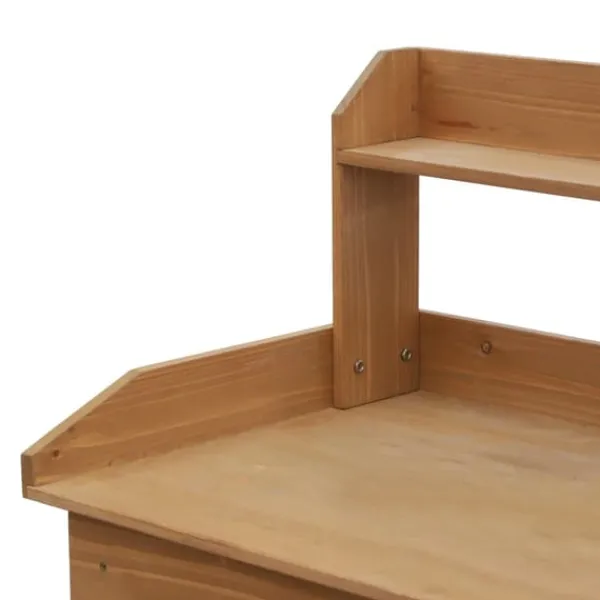 Online Pottebord, 117x45x121 cm, Natur Plantningsbænke