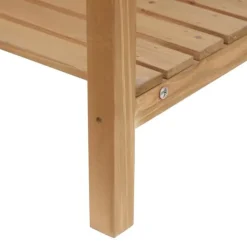 Online Pottebord, 117x45x121 cm, Natur Plantningsbænke