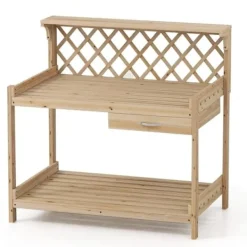 Discount Pottebord, 90x59x88 cm, Naturlig Plantningsbænke