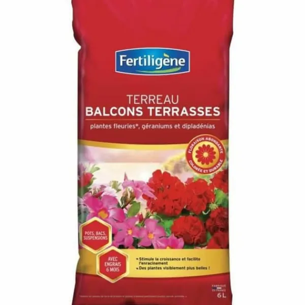 New Pottekompost Fertiligène Terrasse 6 L Jord & Sand