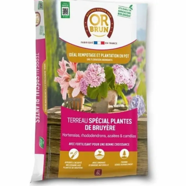 New Potting compost OR BRUN 6 L Jord & Sand