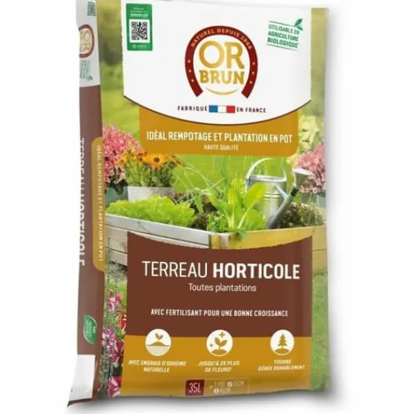 New Potting compost OR BRUN OBRTHOR35N 35 L Jord & Sand