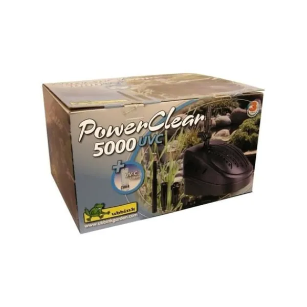 Discount Powerclear 5000 filterpumpe til dam - UBBINK - Vandstråle- og mekanisk filtrering samt UV-C-filtrering Springvand & Damme
