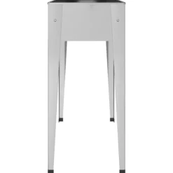 Krukker & Plantebeholdere^Praktiske plantekasser i galvaniseret stål - 2 stk. | Farve: Stål | Størrelse: 120x80x80 cm