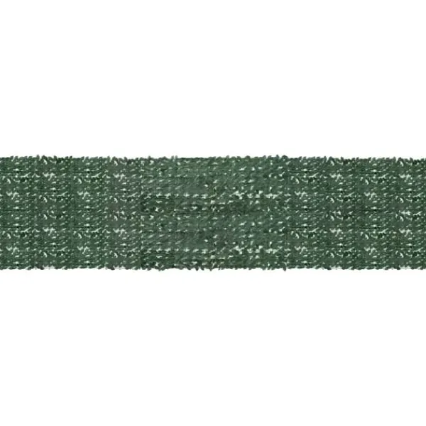 Buer, Spalier, Lysthuse Uden Tag^Privatlivsskærm med blade 600x150 cm | Farve: Mørkegrøn