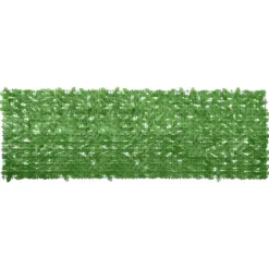 Buer, Spalier, Lysthuse Uden Tag^Privatlivsskærm med grønne blade - Altanafskærmning | Størrelse: 300x100 cm