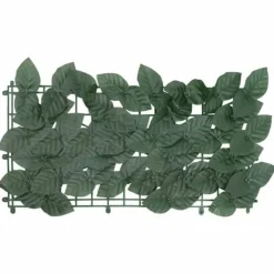 Online Privatlivsskærm med mørkegrønne blade - Altanafskærmning | Størrelse: 200x150 cm Buer, Spalier, Lysthuse Uden Tag