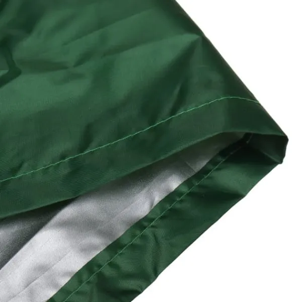Online PROFESSIONAL IBC Tank Cover 1000L - Grønt vandtæt beskyttelsesdæksel med UV-beskyttelse (210D sølvbelagt Oxford-stof) Regntønder