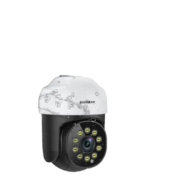 PTZ Sikkerhedskamera, 5MP Opløsning, Automatisk Sporingsfunktion,EU stik, 1 stk kamera Sikkerhedsmonitorer & Videokameraer