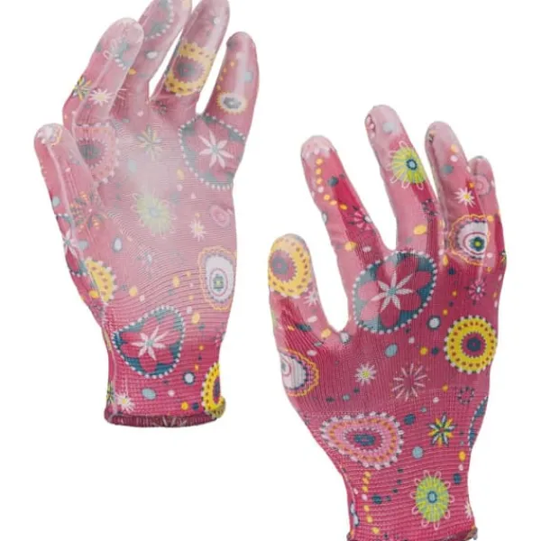 Best PU HANDSKER PINK L230309P, KORT, "9", CE, LAHTI Haveværktøj