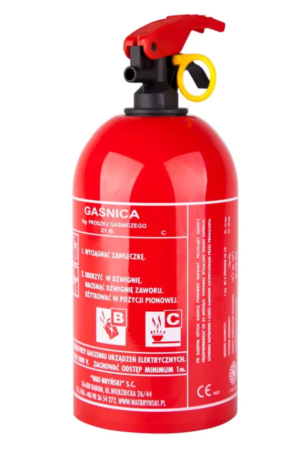 Hot Pulverbrandslukker 1 kg - OGP 1Z BC Brandslukkere