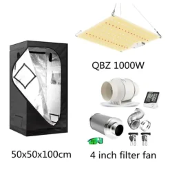 Kit Til Plante- & Urtedyrkning^Quantum Grow Kit, 1000W Fuldspektrum, Egnet til VEG/Bloom,SQB50