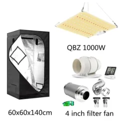 Clearance Quantum Grow Kit, 1000W Fuldspektrum, Egnet til VEG/Bloom,SQB60 Kit Til Plante- & Urtedyrkning