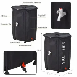 Online Rainbarrel kit Lifetime dw9200220 80 x 100 cm 500 L Regntønder