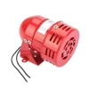 Brandalarm^Rød mini metalmotoralarm - industriel lyd elektrisk tyverisikring