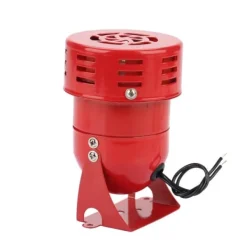 Brandalarm^Rød mini metalmotoralarm - industriel lyd elektrisk tyverisikring