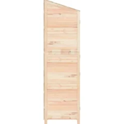 Skure, Garager & Carports^Redskabsskur i massiv grantræ - Haveskur til opbevaring | Størrelse: 102x52x174,5 cm