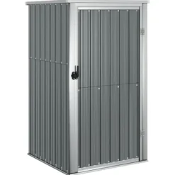 Online Redskabsskur til haven - Galvaniseret stål | Størrelse: 88x89x161 cm | Farve: Grå Skure, Garager & Carports