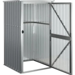 Online Redskabsskur til haven - Galvaniseret stål | Størrelse: 88x89x161 cm | Farve: Grå Skure, Garager & Carports