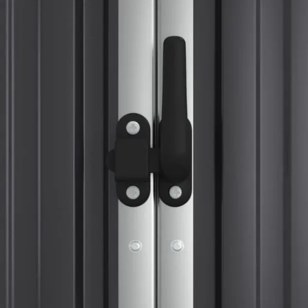 Online Redskabsskur til haven 161x89x161 cm galvaniseret stål antracit - Værktøjsskur - Værktøjsskure - Home & Living Skure, Garager & Carports