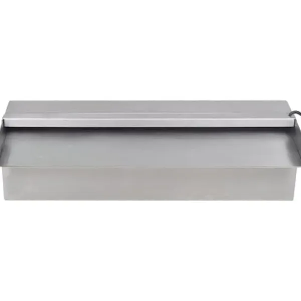 Clearance Rektangulær vandfaldsfontæne med LED-lys rustfrit stål 30 cm - Fontæne Til Pool - Fontæner Til Pools - Home & Living Springvand & Damme