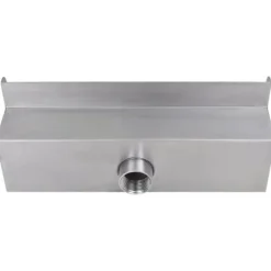 Clearance Rektangulær vandfaldsfontæne med LED-lys rustfrit stål 30 cm - Fontæne Til Pool - Fontæner Til Pools - Home & Living Springvand & Damme