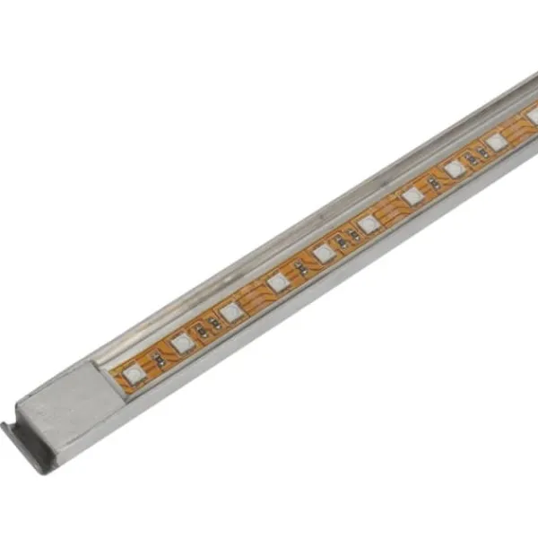 Springvand & Damme^Rektangulær vandfaldsfontæne med LED-lys rustfrit stål 60 cm - Fontæne Til Pool - Fontæner Til Pools - Home & Living