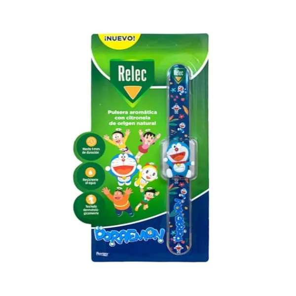 Relec Doraemon Anti-Mosquito Bracelet 1 Unit Insektmiddel & Dyreafvisende Middel