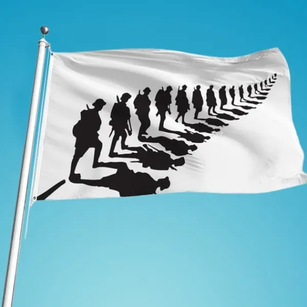 Flag & Vindposer^Remembrance Day Flag Polyester Flag Single Side Heavy Duty Flag for Heroes Modererende Erindring