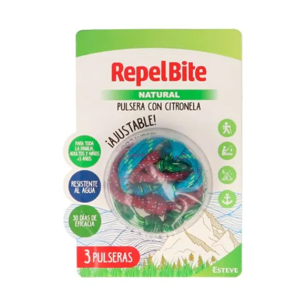 Insektmiddel & Dyreafvisende Middel^Repel Bite Natura Kids Mosquito Bracelet