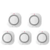 Discount Røgalarm, Optisk Sensing, Smart Home Kompatibilitet,5PCS Røg- & Kulmonoxiddetektorer