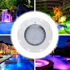 Pool- & Spatilbehør^RGB LED Pool Light, Vandtæt IP68, 11 Farvemodes, 2500 Lumen