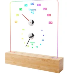 Sauna^RGB saunatermometer - nøjagtige temperatur- og luftfugtighedsaflæsninger