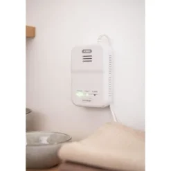 New Røgdetektor - ABUS - GWM100ME - Kan tilsluttes op til 10 enheder - 85 dB alarm - 10 års lithiumbatteri Røg- & Kulmonoxiddetektorer