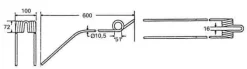Best Rivetand passer til Kuhn K8011670KR Havemaskiner